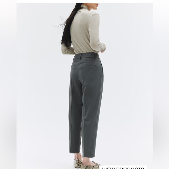 H&M Slacks in Dark Green, Ankle Length, Tapered, size 10 - Picture 5 of 13